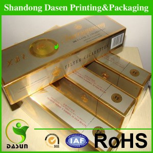 OEM high quality paper tobacco box,paper cigarette box,paper box for cigarette